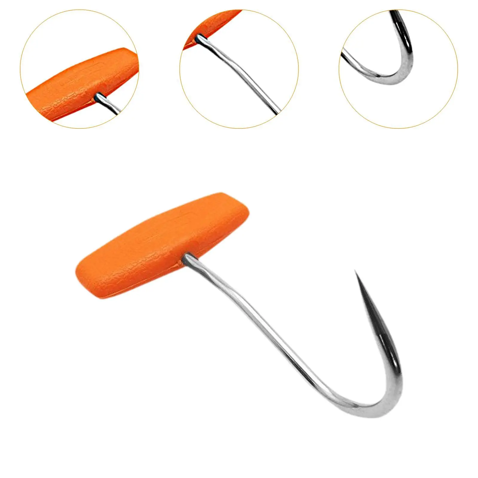 Meat Hook Portable Meat Processing BBQ Hook for Shop Butcher Grocery