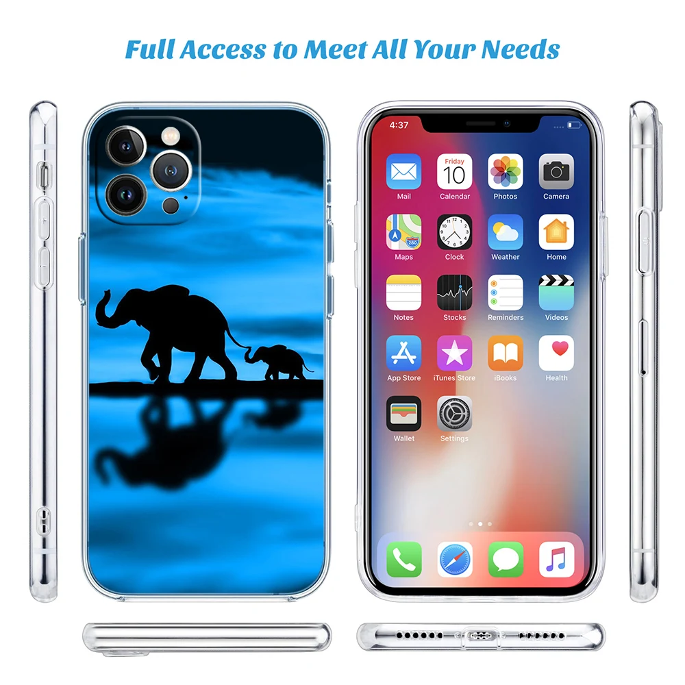 Luxurious Elephant Design Phone Case - QT3 Series