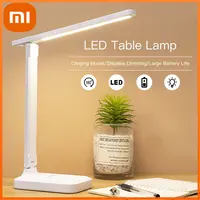 Xiaomi Led Desk Lamp 3 Color Stepless Dimmable Touch Foldable Table Lamp Bedside Reading Eye Night Light DC5V USB Chargeable 1