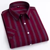 2024 Summer  Regular Fit Classic Young Cotton Plaid Short Sleeve Shirts For Men Plus Size  England  Style Shirts Man's Clothing 1
