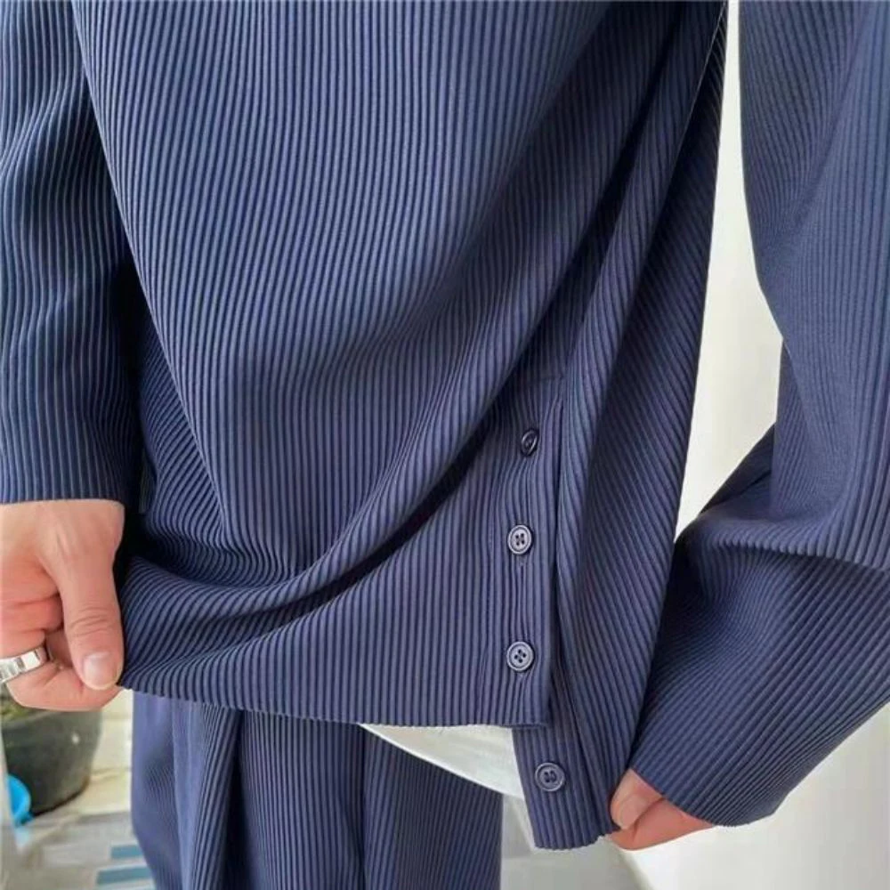 Tracksuit Men 2 Piece Set Hip Hop Men Sports Wear Fashion Clothing Solid Color Sweatsuit Jogging Suit Men Running Clothes