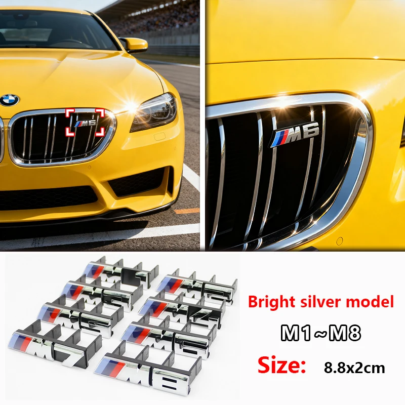 3D Front Grille Badge with BMW M Logo