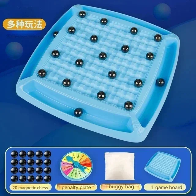 

Children Puzzles Magnetic Game Chess Magnets Stones Battle Table Board Games Social Magnet Toy Party Gravitrax Board Funny Thin