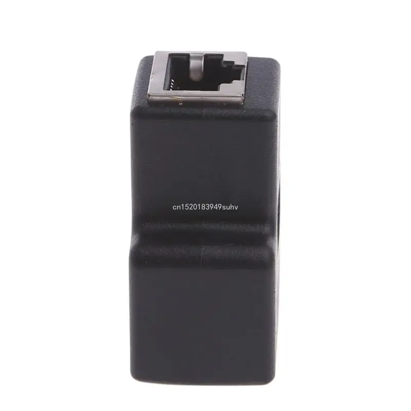 Ethernet RJ45 Splitter Adapter and Coupler Extender 1-to-2 Female Plug Connector