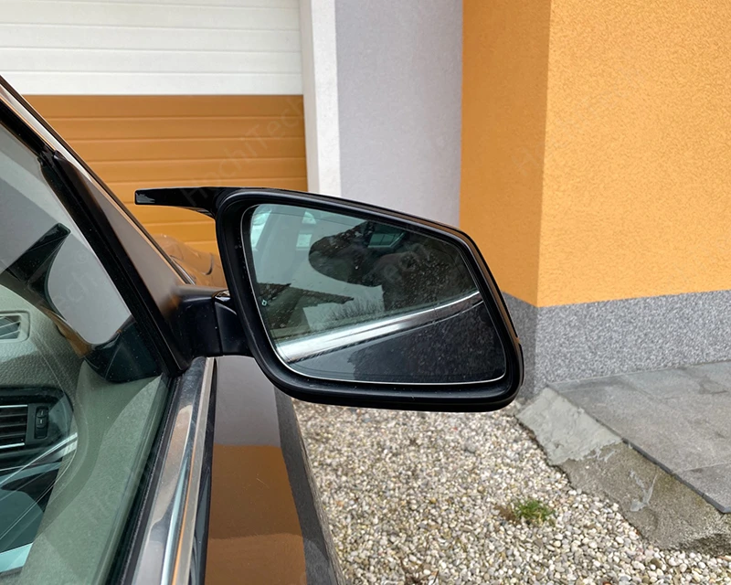 Für BMW 5 6 7 Serie E60 E61 E63 E64 F01 F02-F04 F06 F07 F10 F11 F12 F13 Carbon Fiber Schwarz Seite Flügel Rückspiegel Abdeckung Kappe – Detail 29
