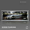 Collector 1/64 Garage Parking Lot Alloy Car Model Car Scene Storage Display Box Car Model Replica Collection Toys for Boys 3