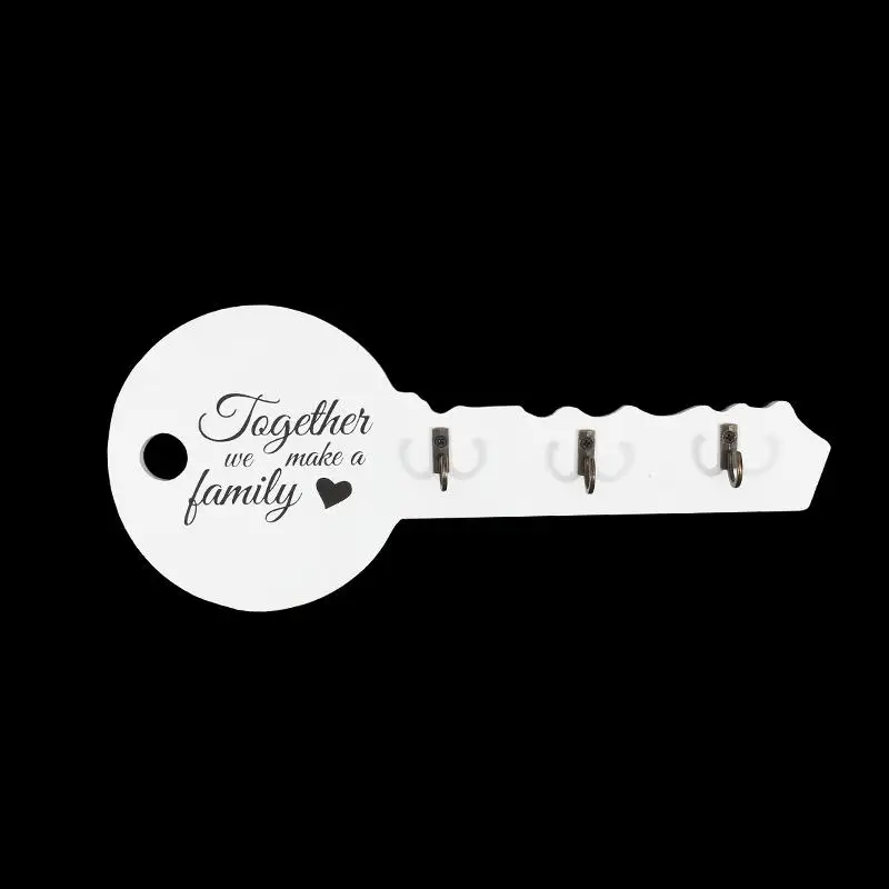 Creative Key Shape Storage Hook Key Holder Functional Wall Hanger High Demand Wall-mounted Key Rack Unique Design Wall Hook 6