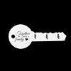 Creative Key Shape Storage Hook Key Holder Functional Wall Hanger High Demand Wall-mounted Key Rack Unique Design Wall Hook 6