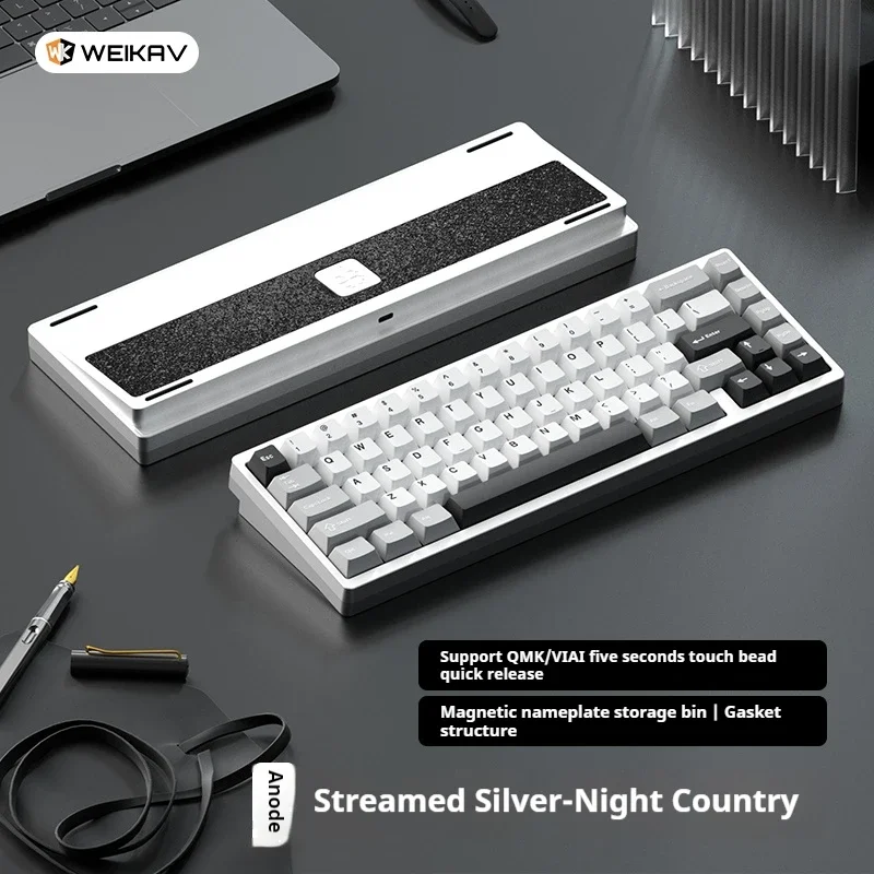 Lucky65 V2 Mechanical Keyboard 67Key Tri-mode FR4 Positioning