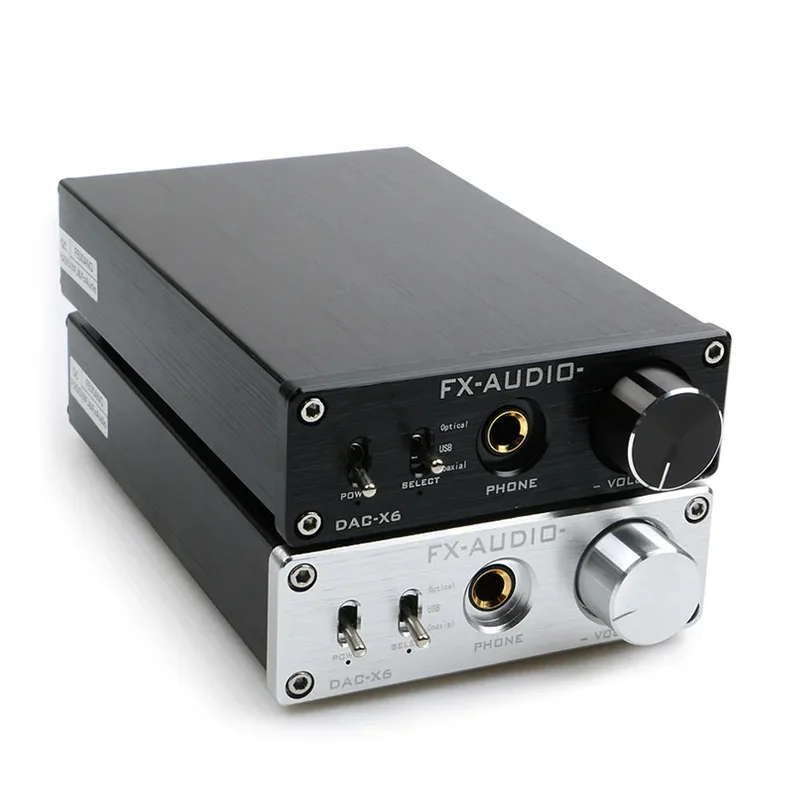 Digital Audio Decoder Fx-audio DAC-X6 HiFi Headphone Amplifier DAC tpa6120a2 lm4562n