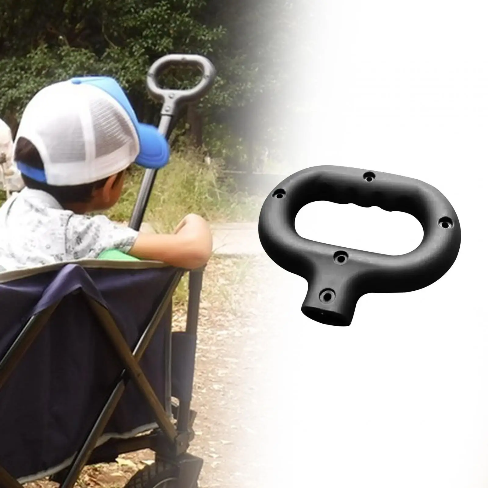 Wagon Cart Push Handle Replacement Portable Trolley Handle for Camping Wagon Outdoor Beach Shopping Cart Collapsible wagon cart handle