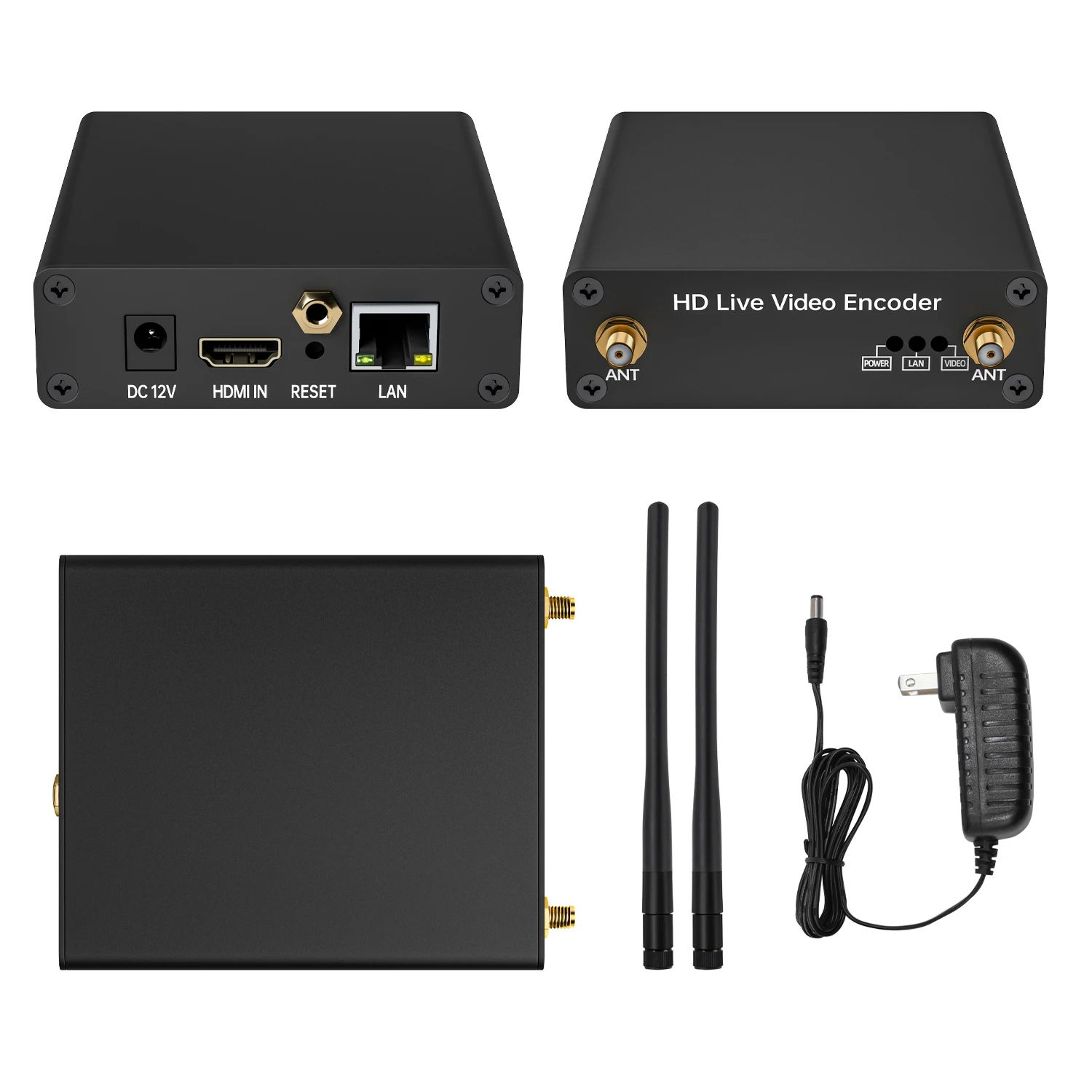 H.265 Hevc H.264 Wifi Live Streaming Trasmettitore Iptv Rtsp Srt Hdmi Video Capture Card Box Encoder