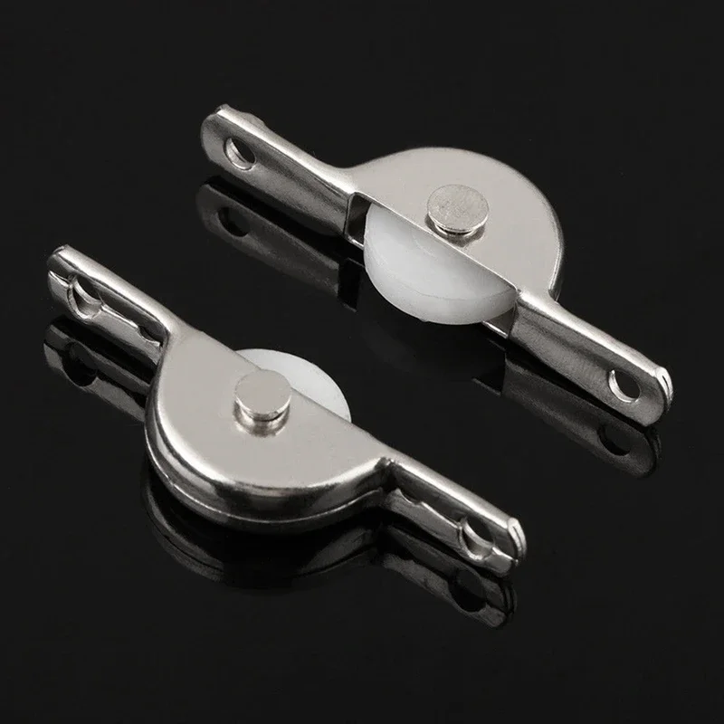 Sliding Door Rollers Window Pulley Door Window Rollers Cupboard Drawer Bin Single Nylon Sliding Roller Pulley Wheel 10Pcs