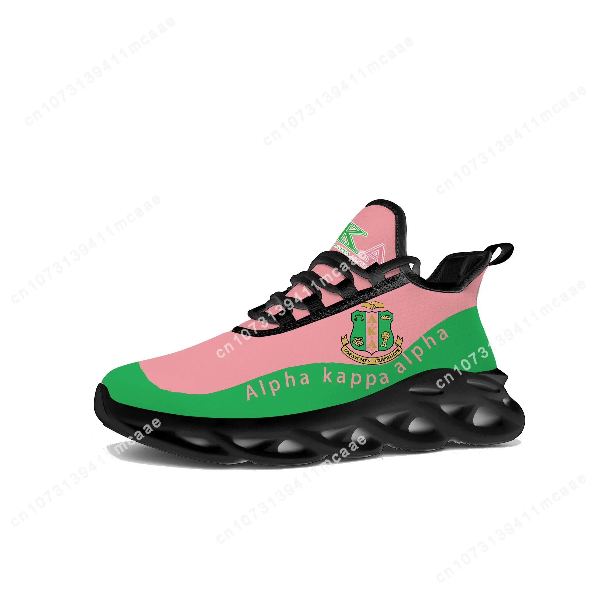 

Alpha Sorority AKA 1908 Flats Sneakers Mens Womens Sports Running Shoes Kappa Alpha Sneaker Lace Up Mesh Footwear custom Shoe