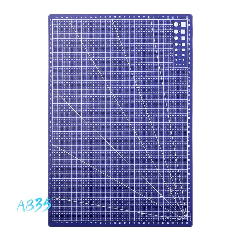 AB35-A3 / 45X30Cm 바느질 커팅 매트 가역 디자인 조각 커팅 보드 매트 ..