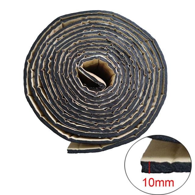 Alfombrilla amortiguadora de sonido térmica para coche, 50x200cm, 5/10mm,  paneles de pared a prueba de sonido, alfombrillas de aislamiento acústico  para coche - AliExpress