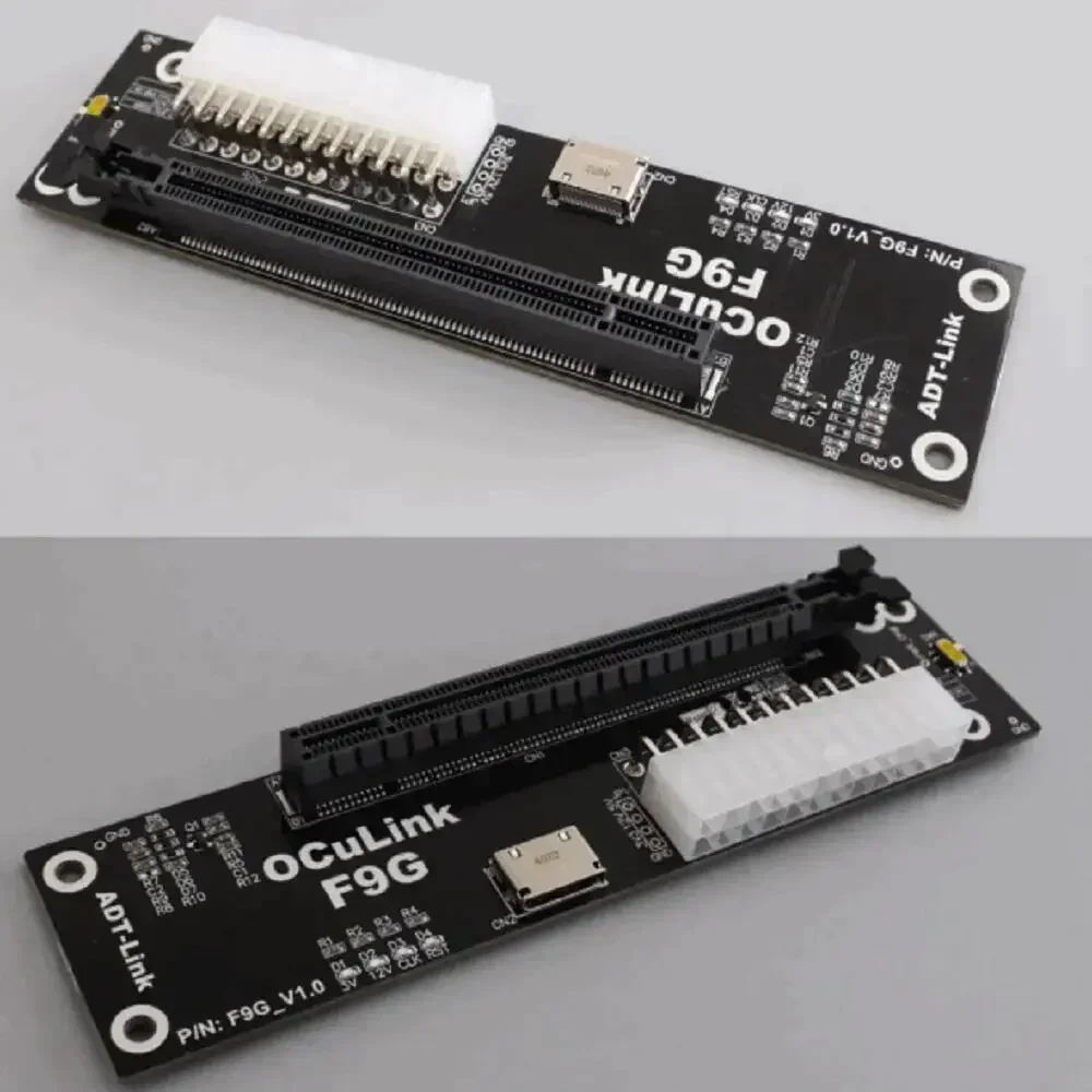 Oculink(pcie4.0) egpuキット New PCIe 4.0 OCuLink to PCI-E x16 eGPU Adapter For NUC/ITX