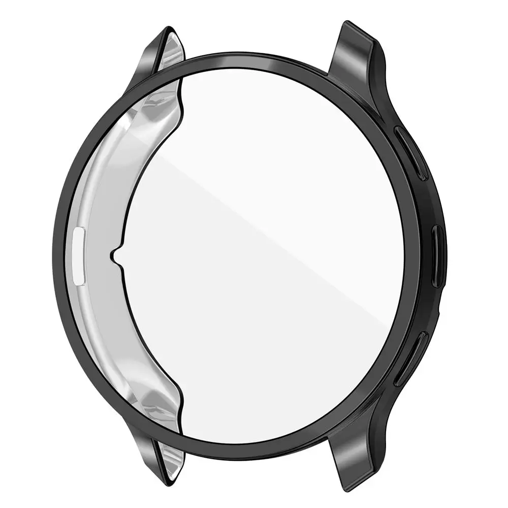 Soft TPU All-Around Protective Smartwatch Case with Anti-Scratch Screen Cover