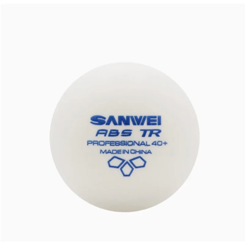 Table Tennis Balls 100 pcs Sanwei New Materials Plastic Abs 40+ Robot Raquetas Ping Pong club