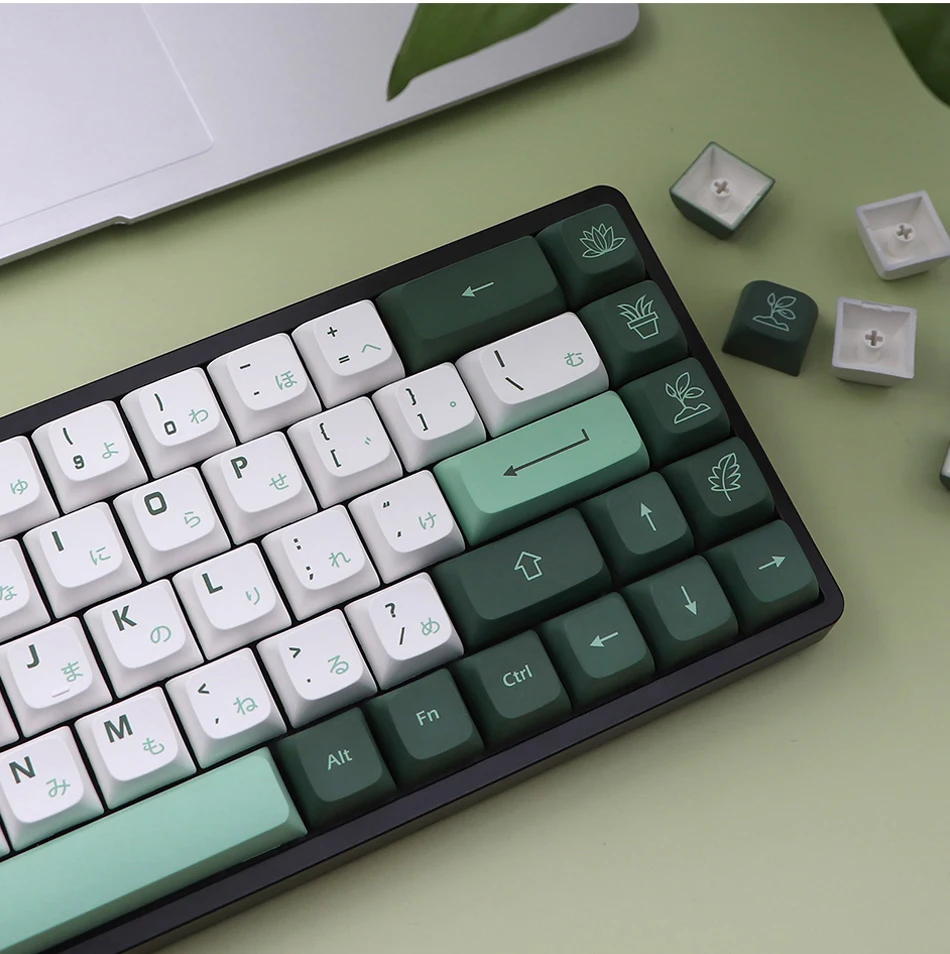 GMK Botanical Keycaps para Teclado Mecânico, 137