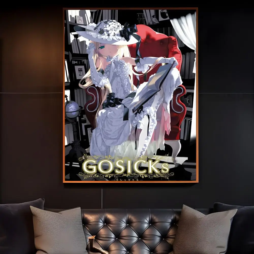 클래식 G-GOSICK 그림 서예 클래식 캔버스 인쇄 포스터, 가정 장 벽 예술 휴일 선물