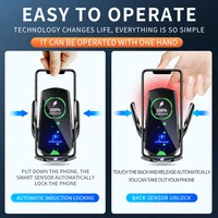 30W Car Wireless Charger Magnetic Automatic Car Mount Phone Holder For iPhone Xiaomi Samsung Infrared Induction Fast Charging - Image 5