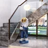 Living Room Decorations,Large Piggy Bank, Astronaut Ornaments, Moon Lamp That Can Emit Light,Starry Sky Projection,Birthday Gift 1
