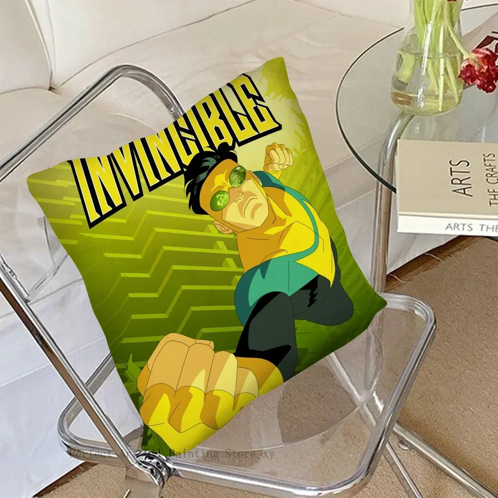 I-Invincible Season 2 Cartoon Pillow Case Square Pillow Bedroom Sofa Leisure Comfort CushionCarLiving Room Home Decoration 40X40 5