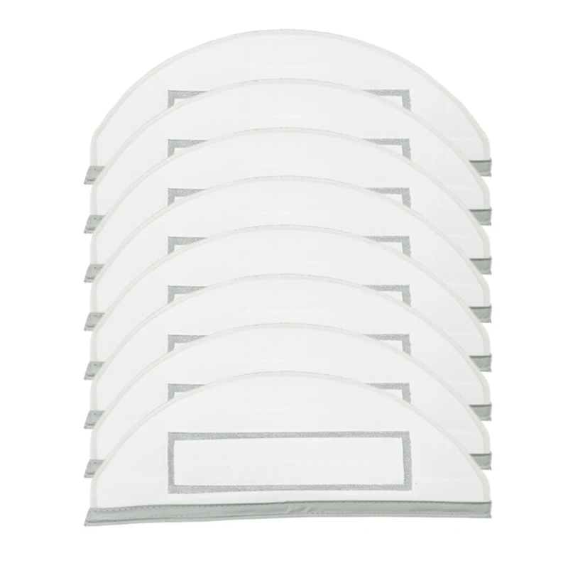 

8PCS Robot Vacuum Cleaner Replacement Accessories Mop Cloth Kit For Roborock S8 Pro Ultra S8 S8+