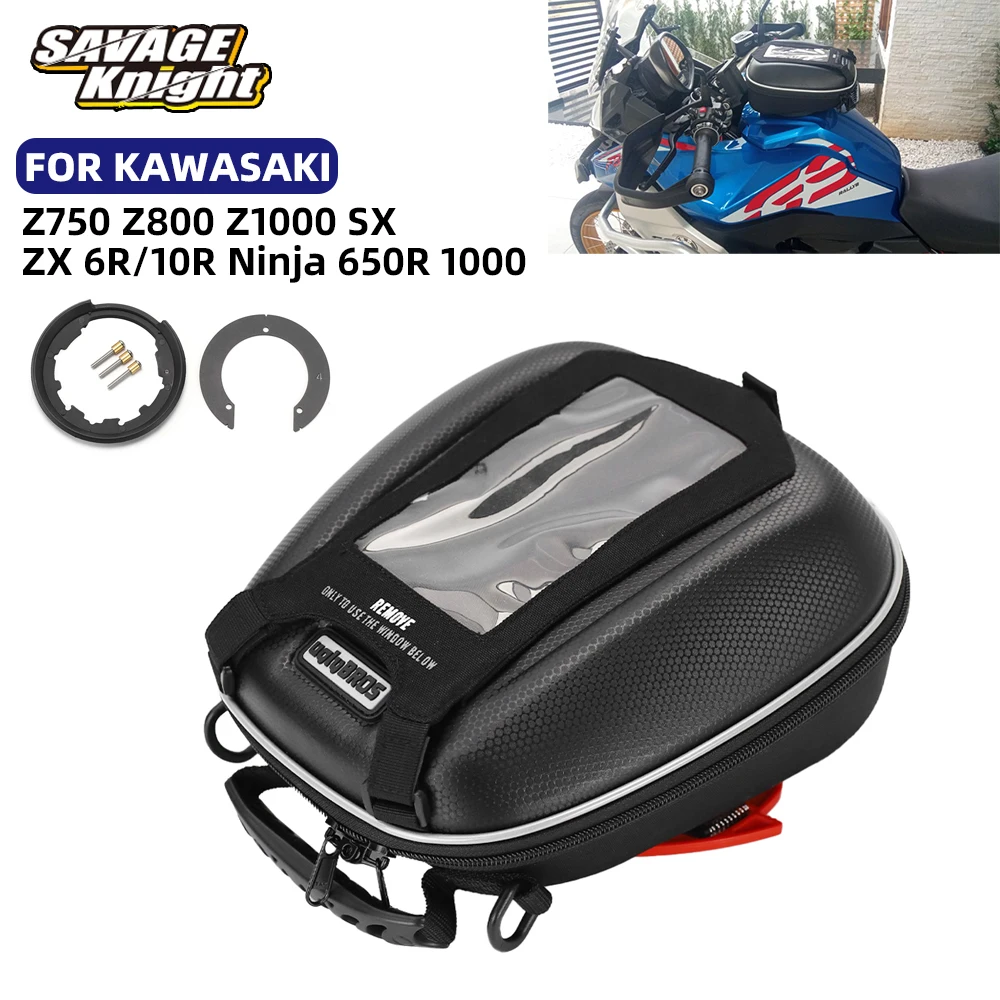 

New Motorcycle Waterproof Luggage For KAWASAKI Z750 Z800 Z1000 SX ZX6R ZX10R NINJA 650R 1000 Tank Bag Saddle Bag Racing Backpack