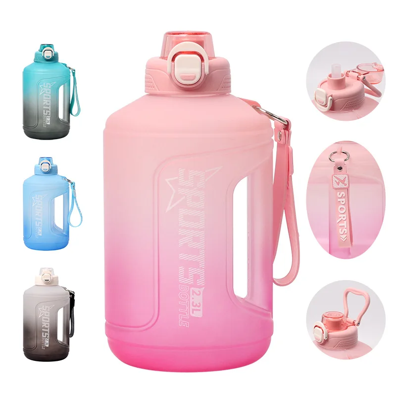 Fitness Sports Water Bottle Large Capacity  Large Capacity Portable Water  Bottle - Water Bottles - Aliexpress