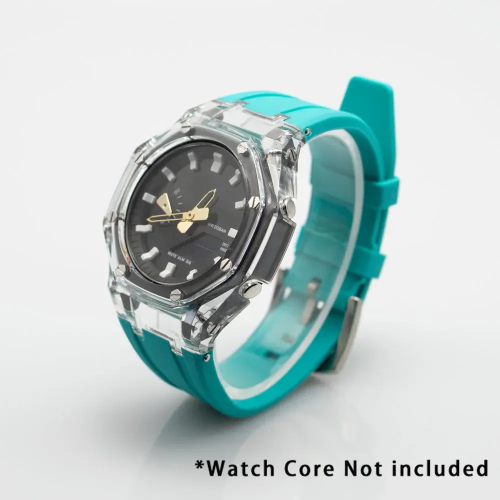 Enhanced Transparent Rubber Strap and Case Adapter