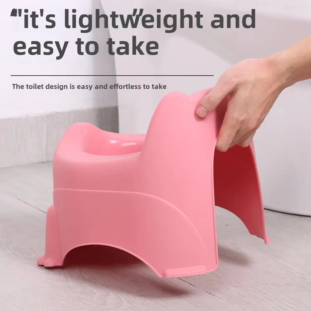 Portable Baby Potty Non-slip Bottom Thick Material Baby Toilet Children's Toilet Training Device Suitable for Boys and Girls 6
