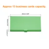 1/2Pc Creative Business Card Case Aluminum Alloy Card Holder Metal Box Cover Professional Business Card Holder Card Metal Wallet 2
