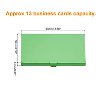 1/2Pc Creative Business Card Case Aluminum Alloy Card Holder Metal Box Cover Professional Business Card Holder Card Metal Wallet 2