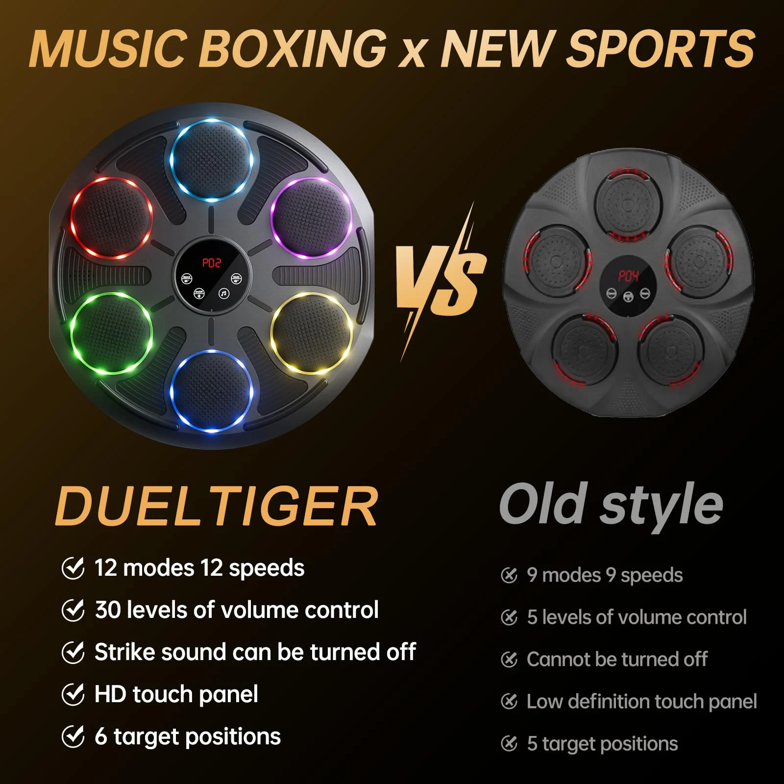 New Music Boxing Machine Bluetooth Adult Electronic Wall Target HookPunch Equipment Target Wall Mounted Gym Home Equipment