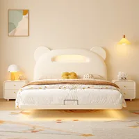 Veilleuse tables de chevet lit fantaisie esthétique français chambre lit salon Double dormir Muebles Para dortoir meubles de maison 2