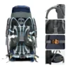 Night Cat Camping Backpacks 90L with Internal Frame Hiking Backpack for Men Women Waterproof Lightweight Breathable Outdoor 2