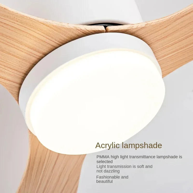 Modern LED Ceiling Fan Light With Remote Control Low Floor Decorative Light Energy-saving Light With Fan In Bedroom And Home 4