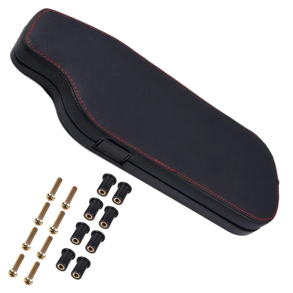 KIMISS Copertura Bracciolo Centrale In Pelle PU Per Subaru BRZ / Scion FRS 2013-2019, Nero