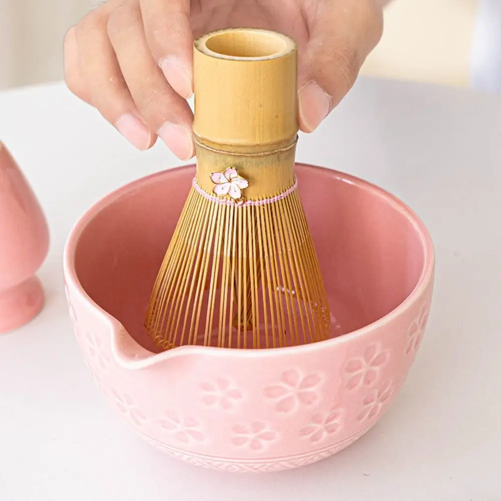 Premium Handmade Bamboo Matcha Whisk - Multifunctional Tea Stirring Brush