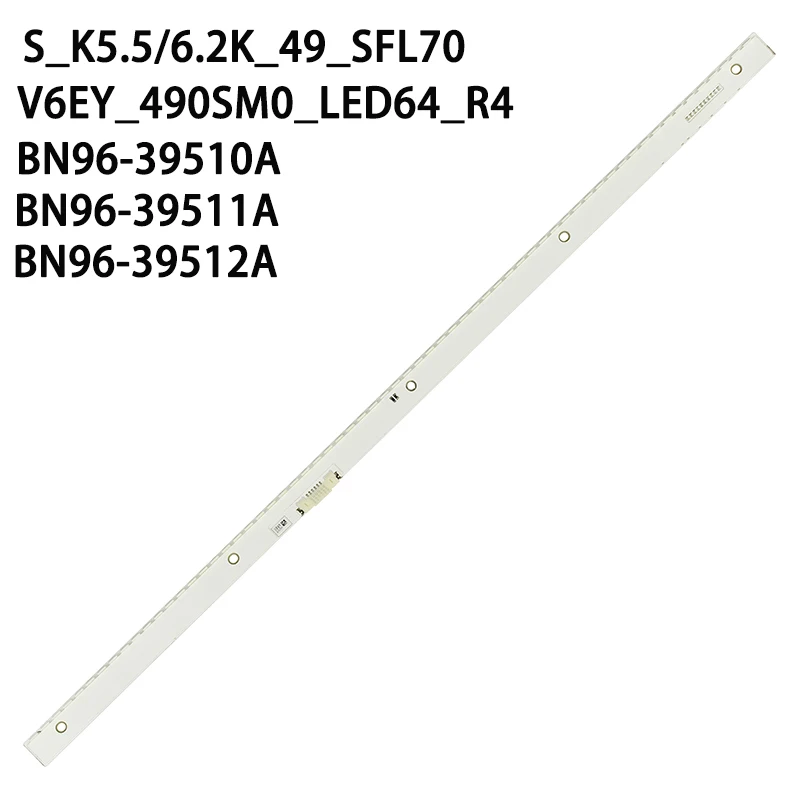 Tira Conduzida Luz de Fundo para Samsung Ue49m5522 Ue49m5580 Ue49m6000 Ue49m6550 Un49k5500 Ue49k5659 Lm4100300a Ua49k6300 Ue49k6500