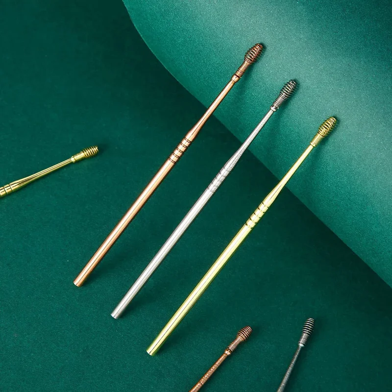 Stainless Steel Ear Wax Pickers Earpick Wax Remover Curette Ear Pick Cleaner Ear Cleaner Spoon Care Ear Clean Tool Health Care