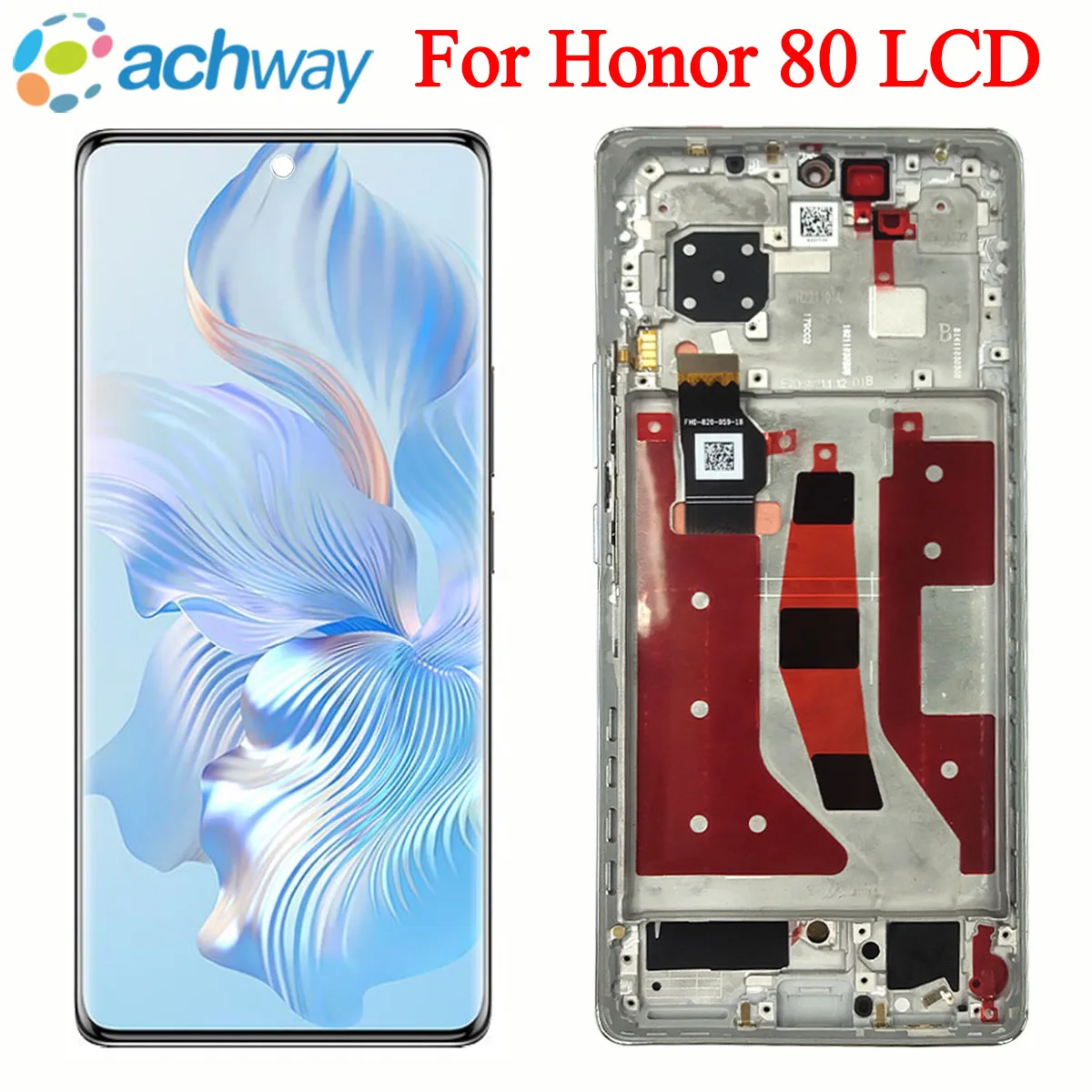 

New 6.67" For Huawei Honor 80 LCD Display Touch Screen Digitizer Replacement Parts For Honor 80 Display ANN-AN00 LCD Screen