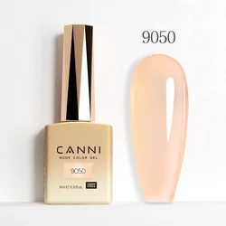 CANNI HEMA Free Black Glitter Diamond Sparkle Gel Polish - Long-Lasting Glossy Finish (9050 jelly color)