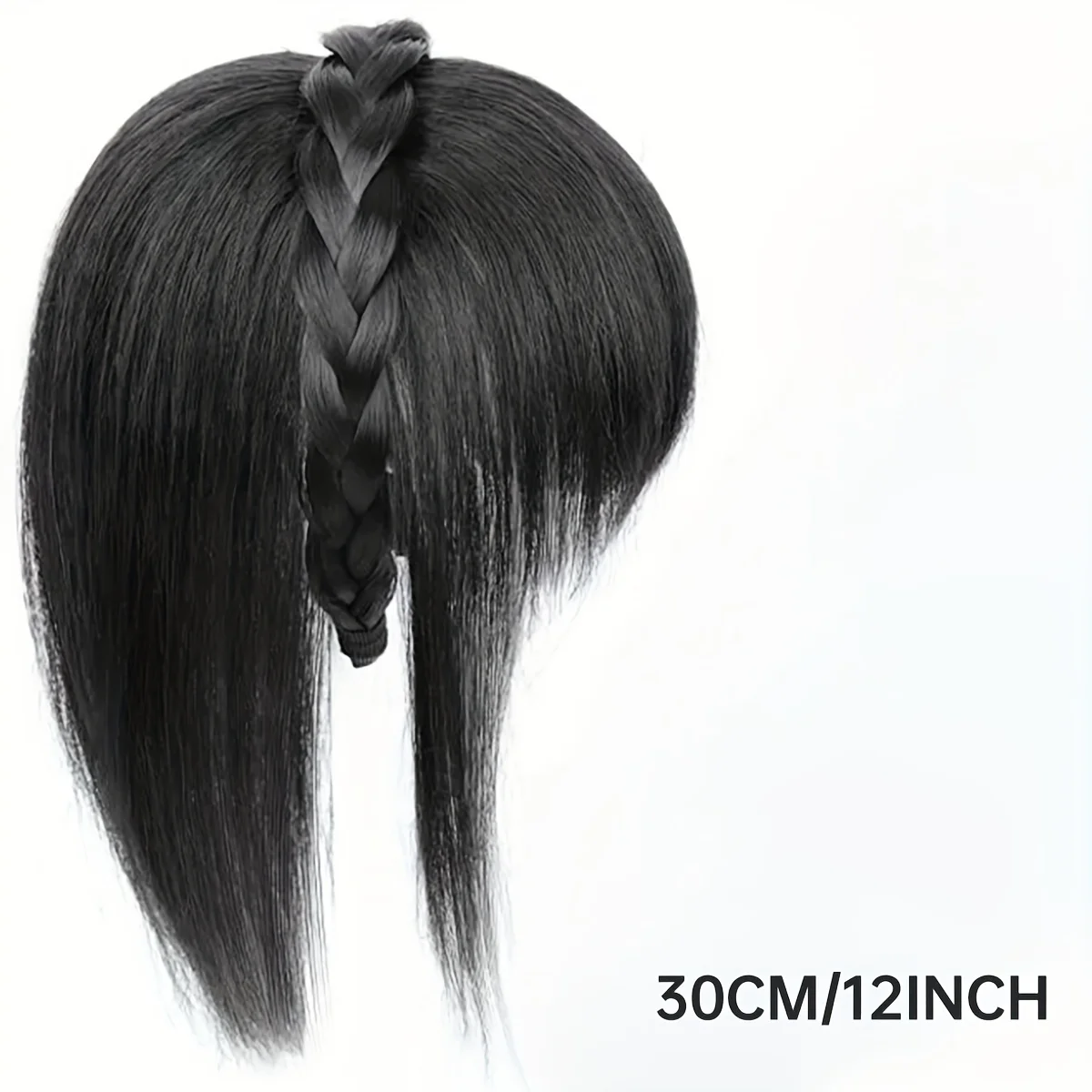 Synthetic Hair Topper With Headband Hair Bangs 3D Bangs Synthetic Clip In Extensions For Daily Use Accessori hair toppers