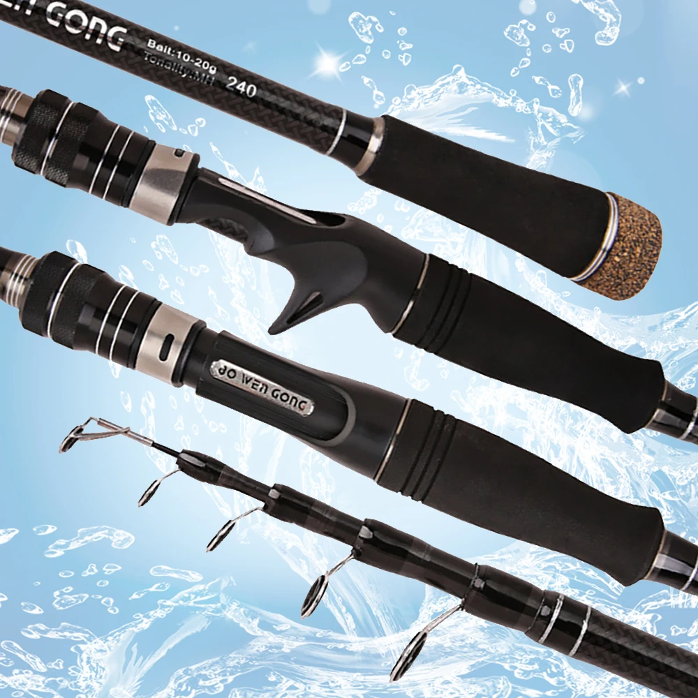 

Новинка, карбоновая телескопическая удочка AGHOTDA для приманки, 1,8 м, 2,1 м, 2,4 м, 2,7 м, 3 м, мощная удочка, легкая рыболовная снасть, нескользящая удочка