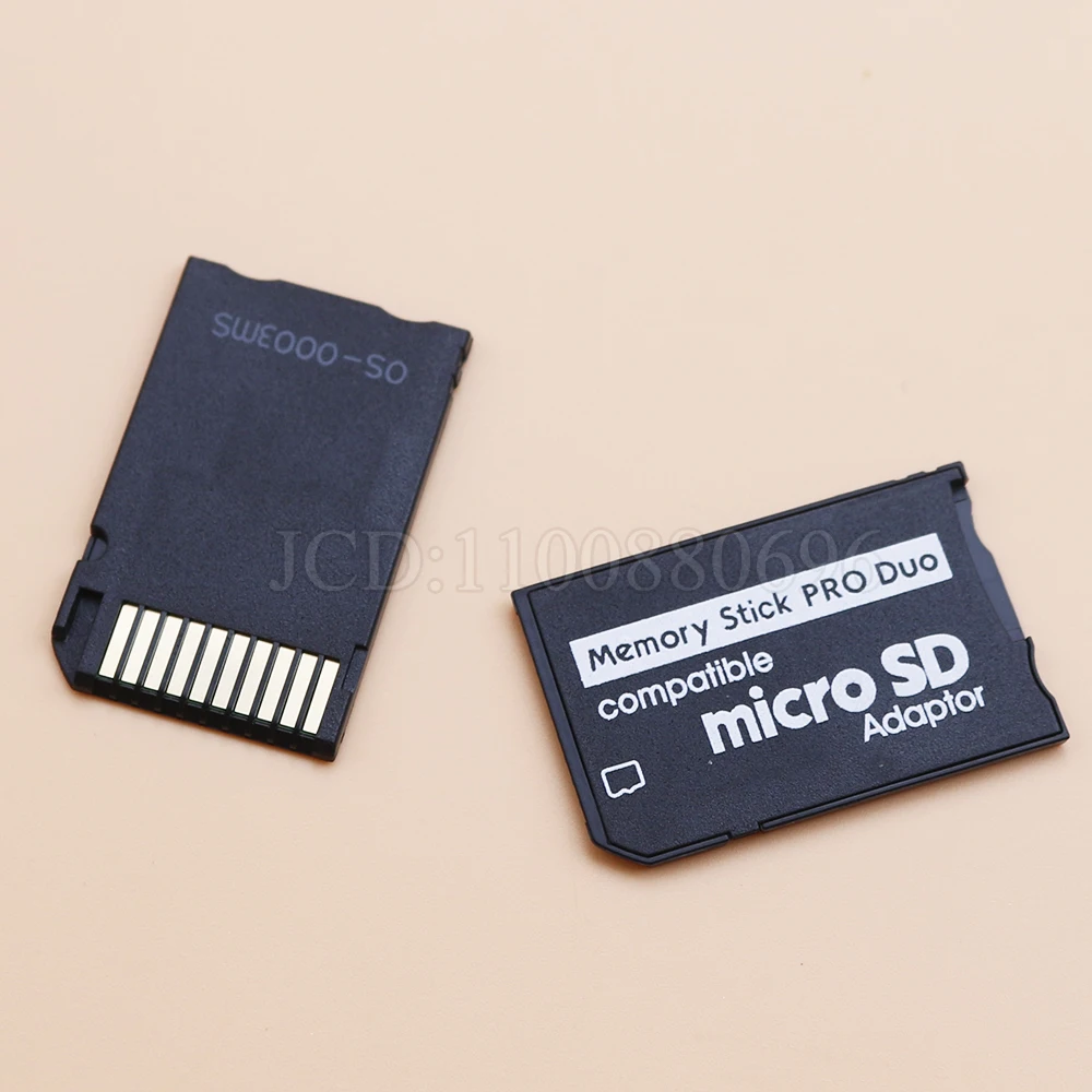 1 piece Memory Stick Adapter Micro SD to Memory Stick Adapter For PSP Support Class10 Micro SD 2GB 4GB 8GB 16GB 32GB