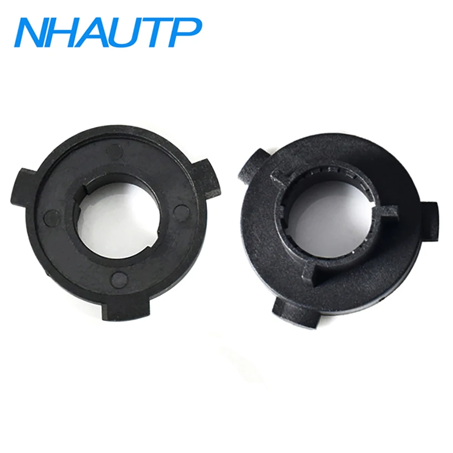 

NHAUTP 2Pcs H7 LED Adapter For KIA K3 K4 K5 Sorento Hyundai New SantaFe Sonata 9 Coupe Tucson QASHQAI Headlights Base Retainers