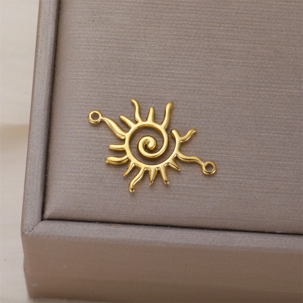 My Shape Mini-Sonnenanhänger für DIY-Armbänder, Edelstahl, kleine Sonnenverbindungsanhänger, Verbindungsanhänger für die DIY-Schmuckherstellung – Detail 17